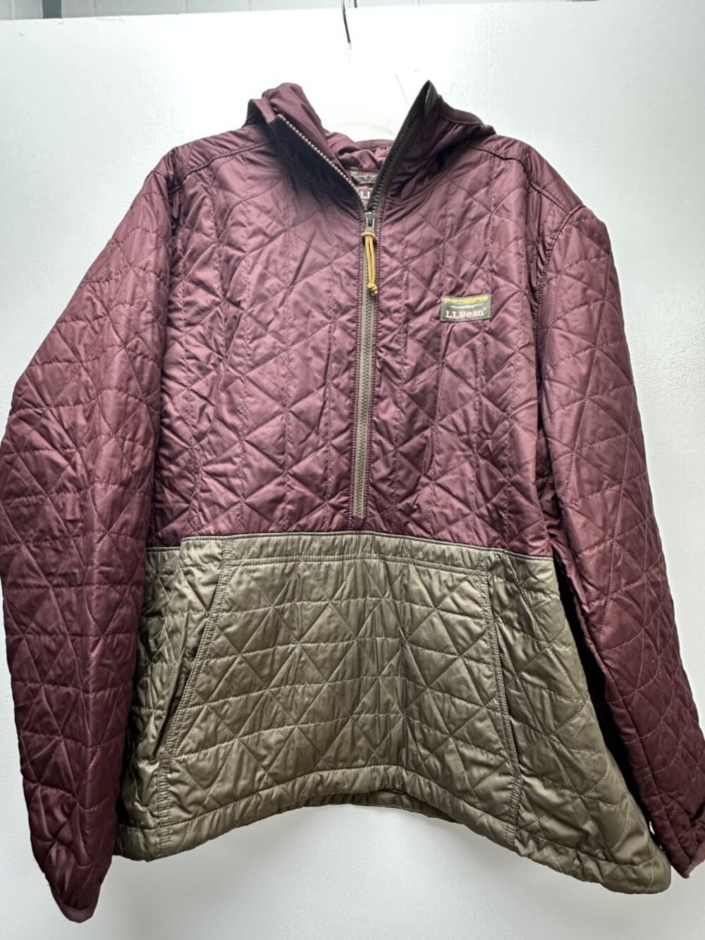 L.L. Bean Quilted Primaloft Pullover Jacket Size 3X